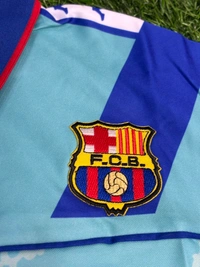 Retro FC Barcelona 1992/93 Away Half Sleeve - L