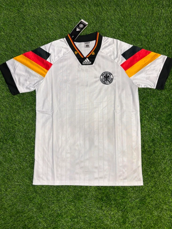 Retro Germany 1992-94 Home Jersey Half Sleeve - L