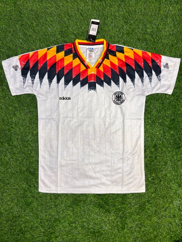 Retro Germany 1994 Home Jersey Half Sleeve - M