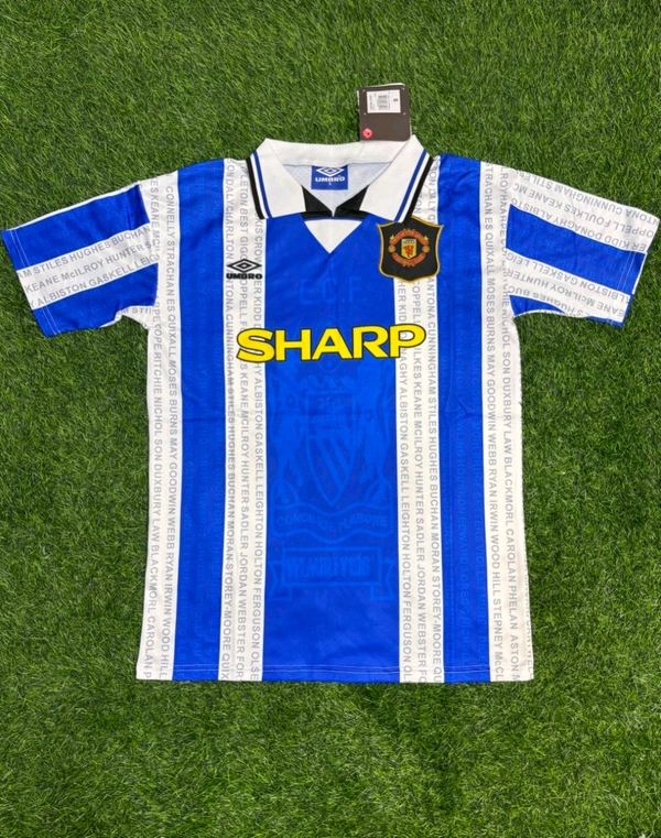 Retro Manchester United 1994/96 3rd Kit Half Sleeve - M