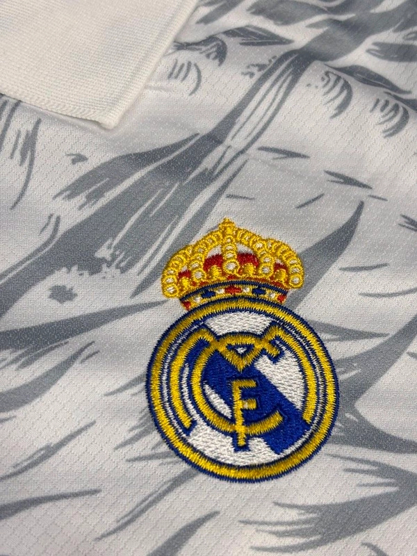 Madrid 2025 White & Grey Dragon Fan Edition With Short - L