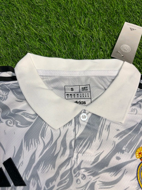 Madrid 2025 White & Grey Dragon Fan Edition With Short - L