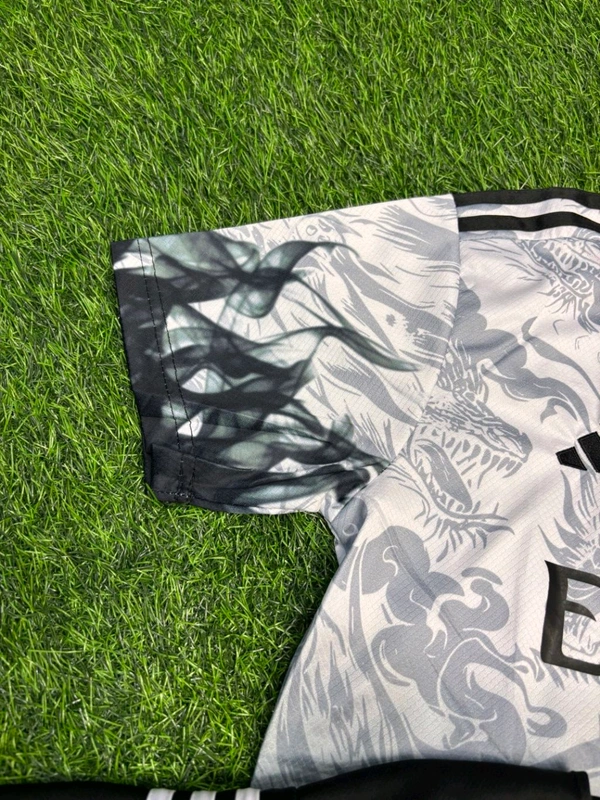 Madrid 2025 White & Grey Dragon Fan Edition With Short - L