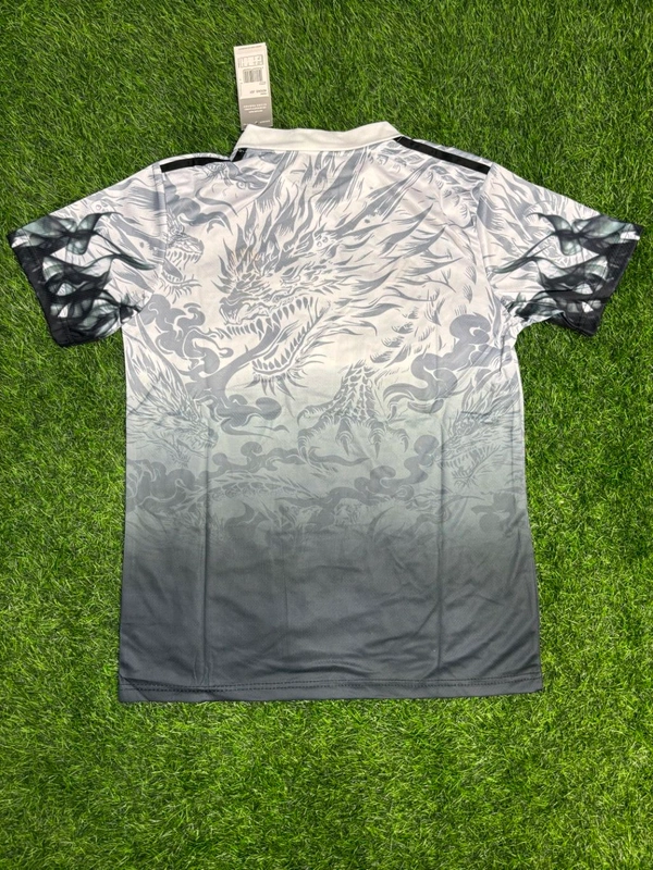 Madrid 2025 White & Grey Dragon Fan Edition With Short - L