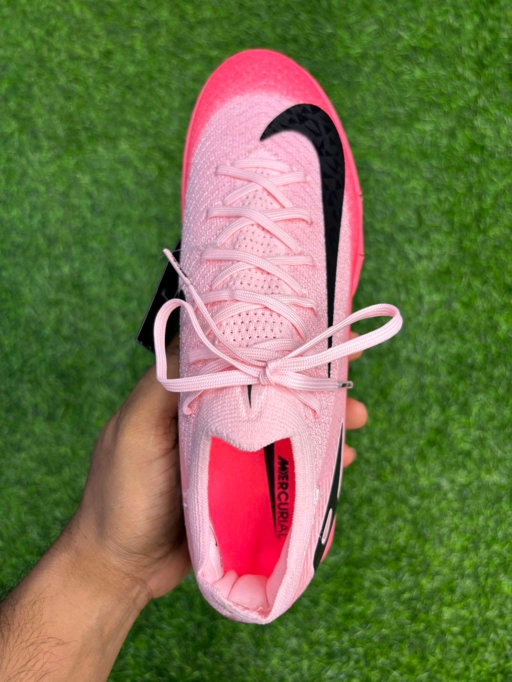 Mercurial Vapor 16 Elite Pink Black AG/Turf With Lace