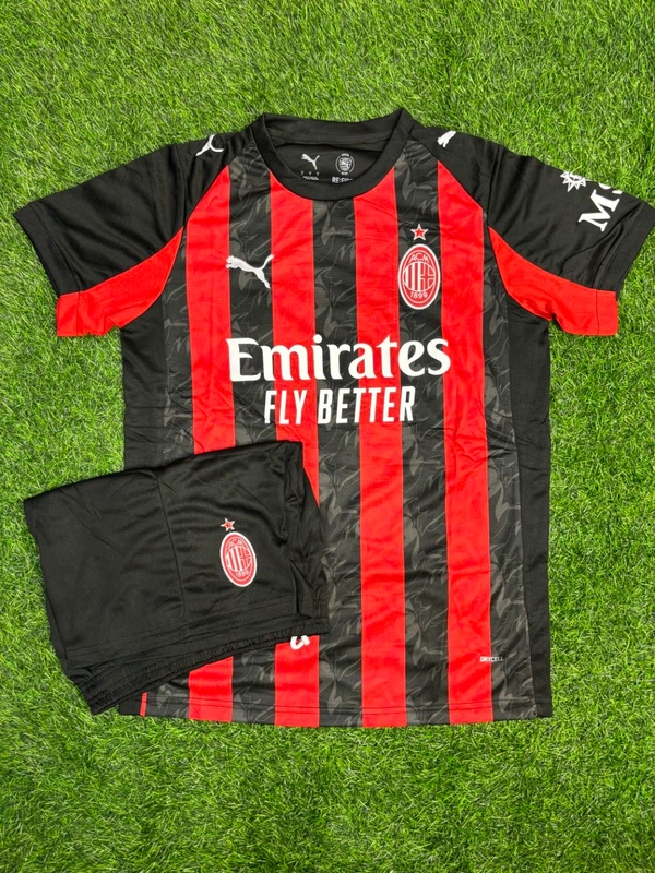 AC Milan 25/26 Home Kit Fan Edition With Short - S
