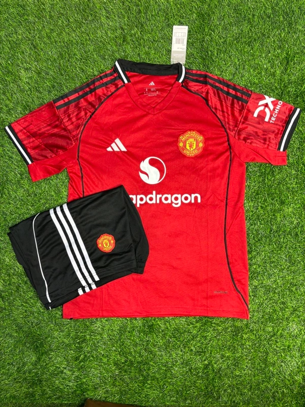Manchester United 25/26 Home Kit Fan Edition With Short - XL