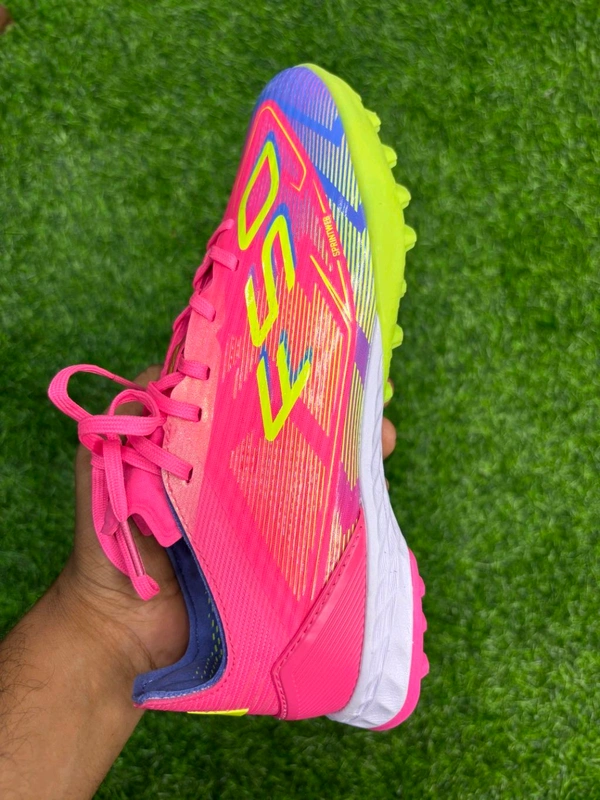 F50 Pink Mix Colour AG/Turf With Lace - 6.5