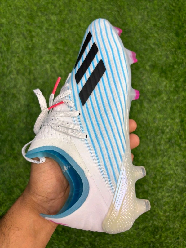 X 19 White Blue Colour FG Low-top With Lace - 6.5