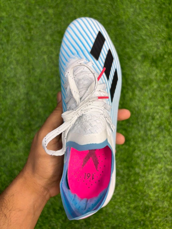 X 19 White Blue Colour FG Low-top With Lace - 6.5