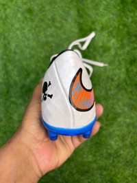 Hypervenom Phantom White Blue FG Low-top With Lace - 6