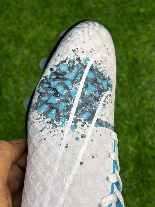Hypervenom Phantom 3 White Low-top FG With Lace(Colour Changing) - 7