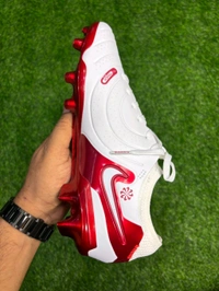 Tiempo Legend 10 Elite White Red Low-top FG With Lace - 7