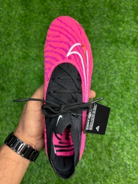 PhantomGX Elite Low-top Pink Black Colour FG With Lace - 7.5