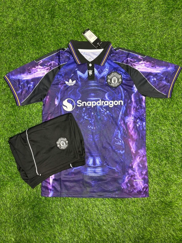 Manchester United Violet Special Fan Edition With Short - S