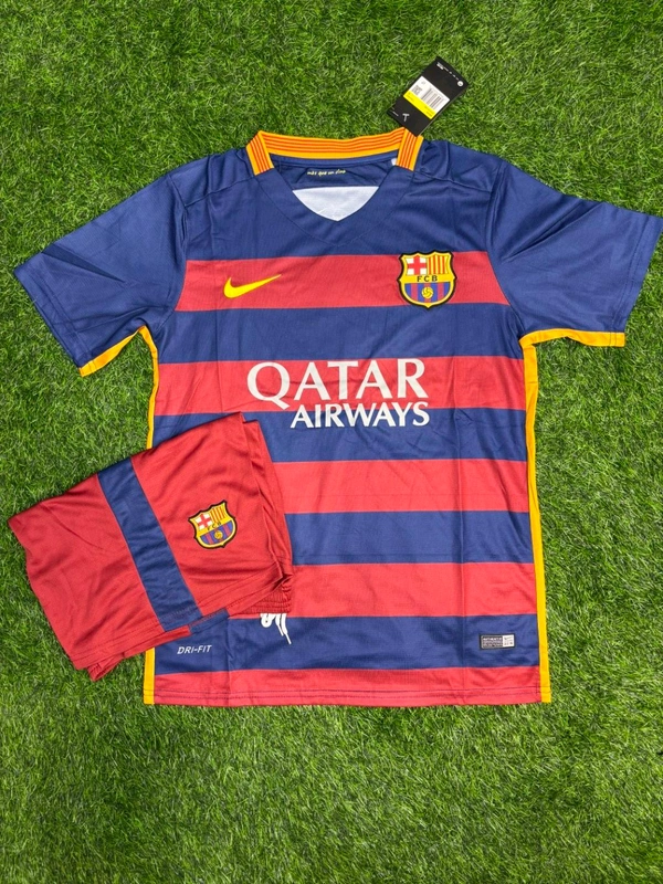 Retro FC Barcelona 15/16 Home Kit Fan Edition With Short - L
