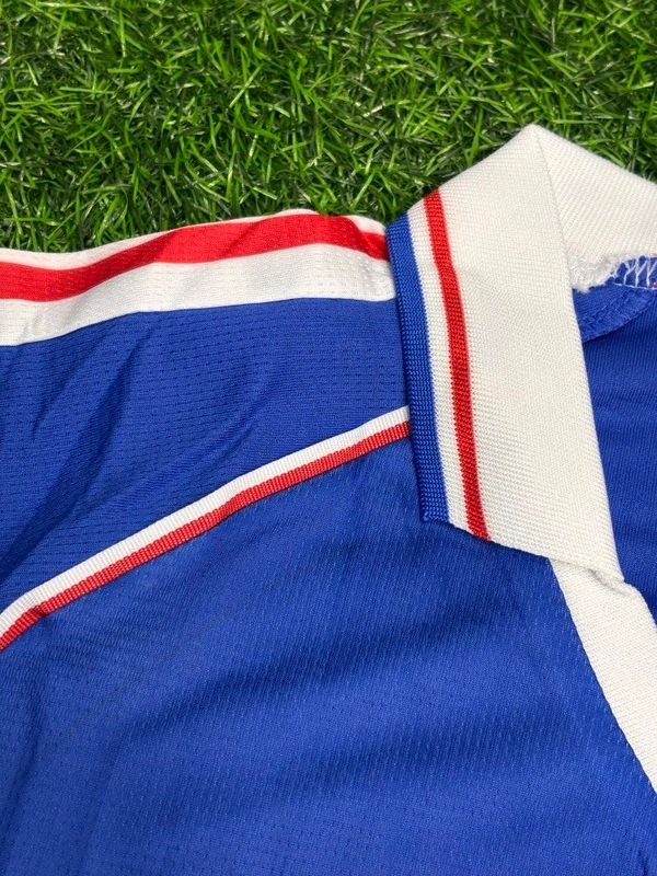 Retro France 1998 World Cup Home Kit Fan Edition With Short - L