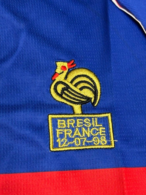 Retro France 1998 World Cup Home Kit Fan Edition With Short - XL