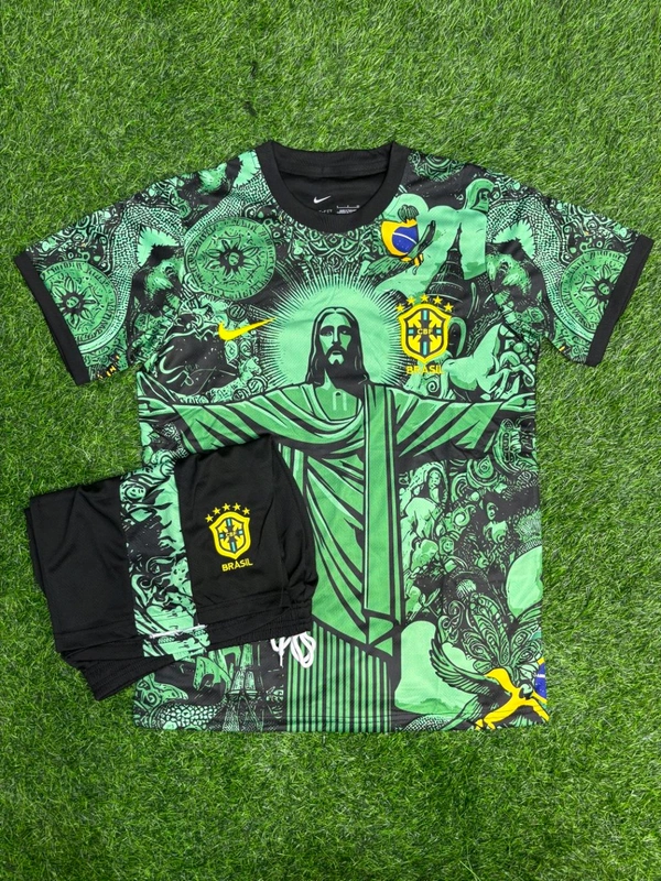 Brazil X Jesus Special Kit Fan Edition With Short - S