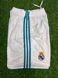 Retro Madrid 2017/18 Home Kit Fan Edition With Short - L