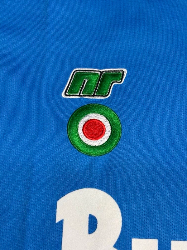 Retro Napoli Home 1987-88 Season Maradona Kit - XL