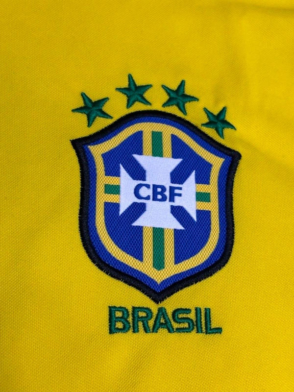 Retro Brazil 1998 World Cup Jersey Half Sleeve - M
