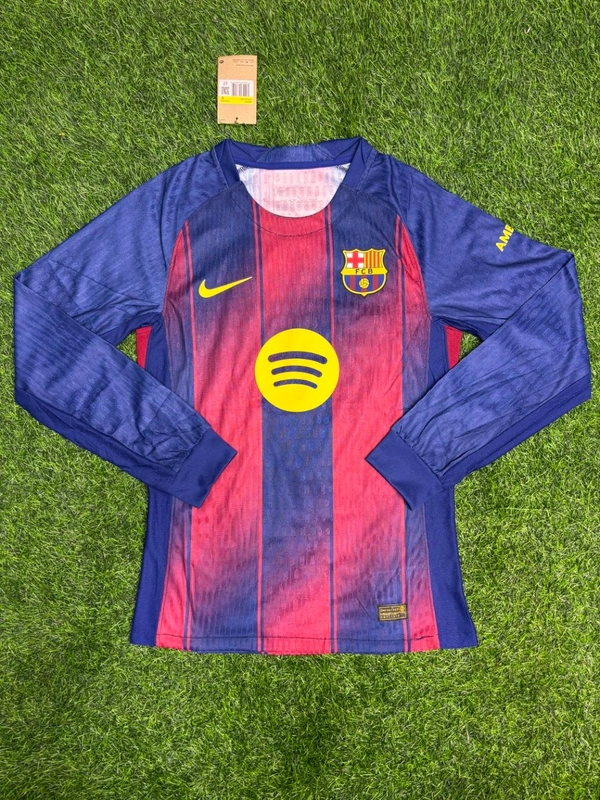 FC Barcelona 25/26 Home Kit Player Edition Full Sleeve - S