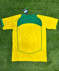 Brazil Home 2004 Copa America Champions Retro Jersey - S