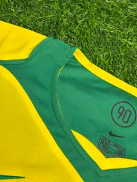 Brazil Home 2004 Copa America Champions Retro Jersey - M