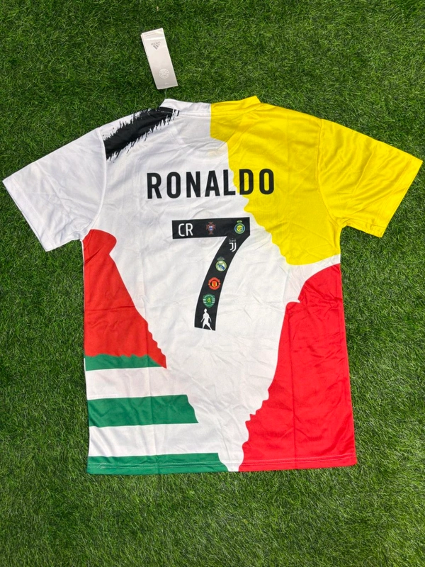 Cristiano Ronaldo Tribute Combo Jersey Fan Edition With Short - S