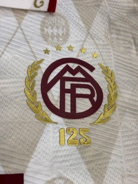 Bayern Munich 125th Aniversary White Polo Jersey Player Edition - XL