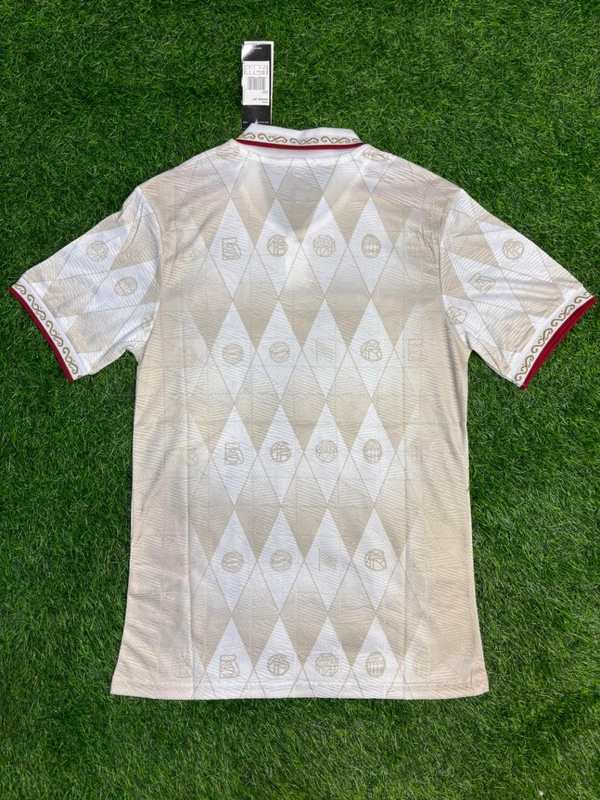 Bayern Munich 125th Aniversary White Polo Jersey Player Edition - XL