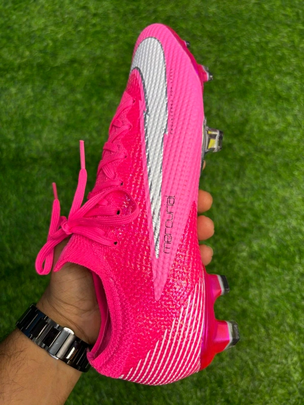 Mercurial Vapor 13 Elite Pink FG With Lace ( Kylian Mbappe) - 10