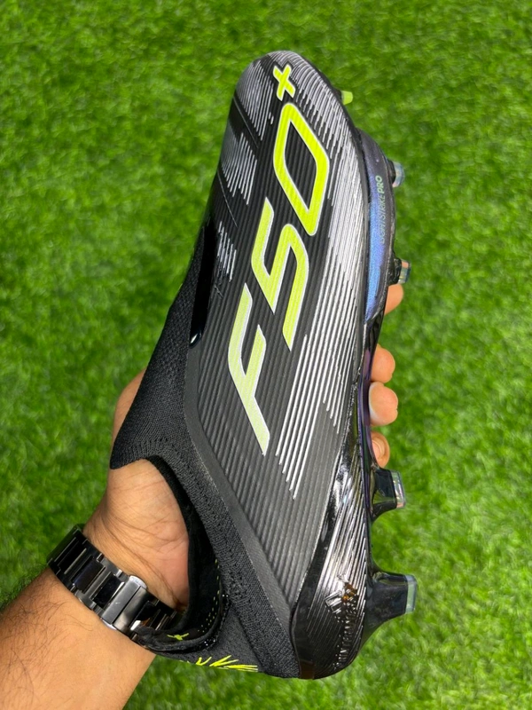 F50 Plus Black Colour Low-top FG Without Lace - 9.5