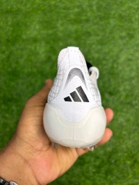 Predator Elite White Green Colour Low-top FG With Lace - 10.5