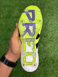 Predator Elite White Green Colour Low-top FG With Lace - 6.5