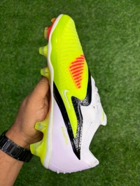 Phantom 6 Luna III Elite White Green Low-top FG With Lace - 10