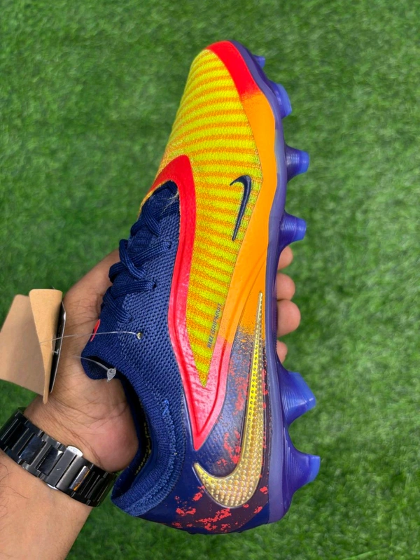 Phantom 6 Luna III Elite Yellow Blue Low-top FG With Lace - 10