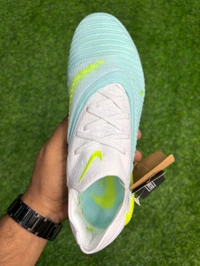 Phantom 6 Luna III Elite White Sky-blue Low-top FG With Lace - 7