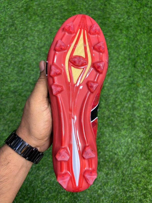 Alpha II Red Colour Low-top FG With Lace - 7.5