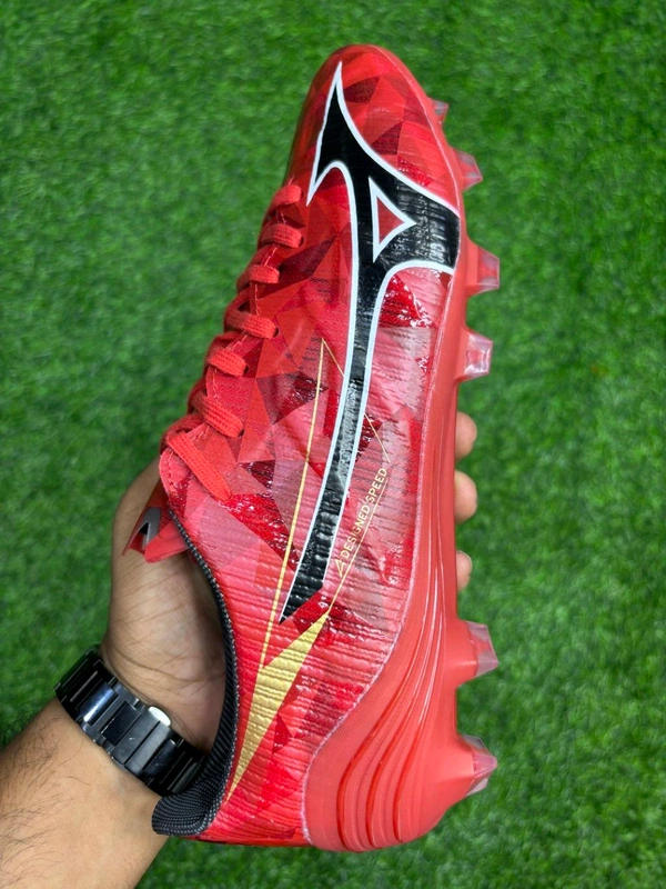 Alpha II Red Colour Low-top FG With Lace - 9