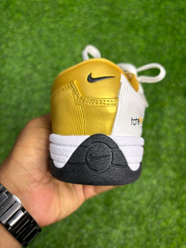 Total 90 III Futsal 5 White And Gold Colour With Lace - 7.5