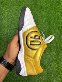 Total 90 III Futsal 5 White And Gold Colour With Lace - 9