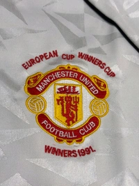 Retro Manchester United 1991 European Cup Final Jersey - M