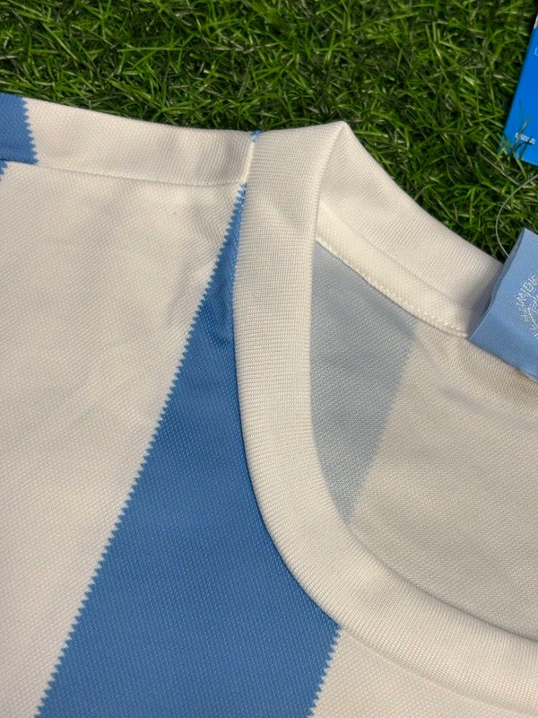 Retro Argentina 1978 Home Kit Half Sleeve - L