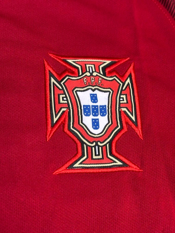 Retro Portugal 2016 Home Long Sleeve Jersey - M