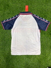 Retro Manchester City 1997/98 Away Kit Half Sleeve - L