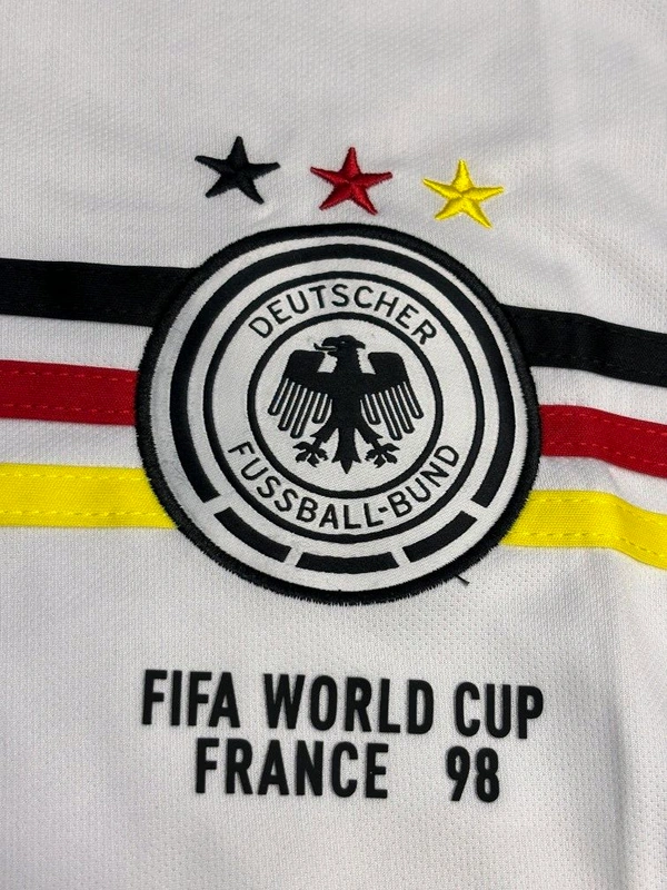 Retro Germany 1998/99 Home Kit Half Sleeve - L