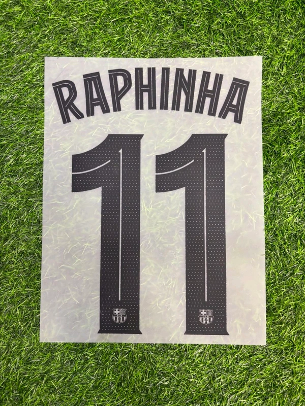 FC Barcelona 25/26 Away Official Print - RAPHINHA 11