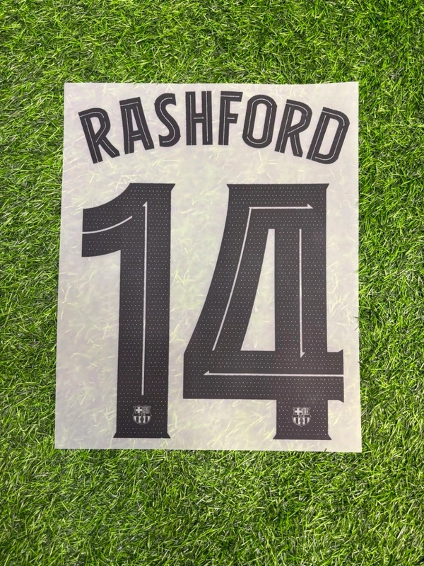 FC Barcelona 25/26 Away Official Print - RASHFORD 14